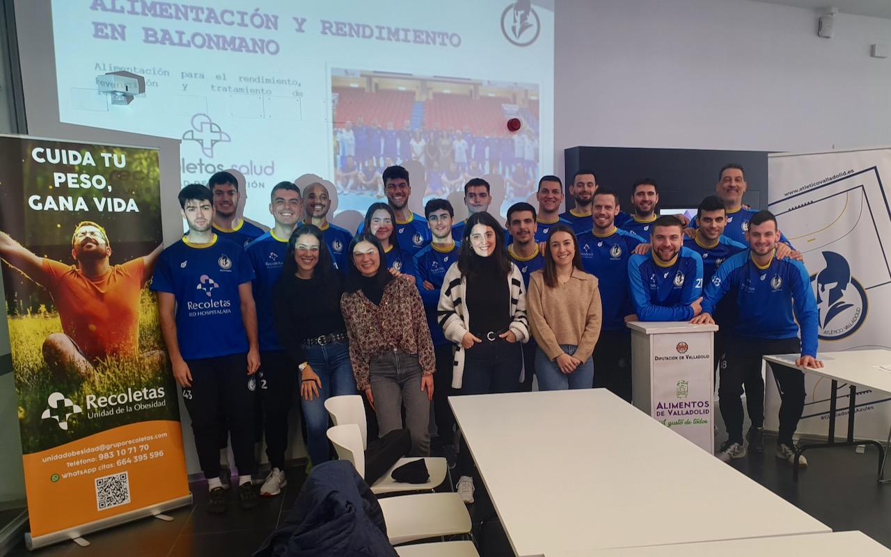 Charla-taller de nutrición para el primer equipo del Recoletas
