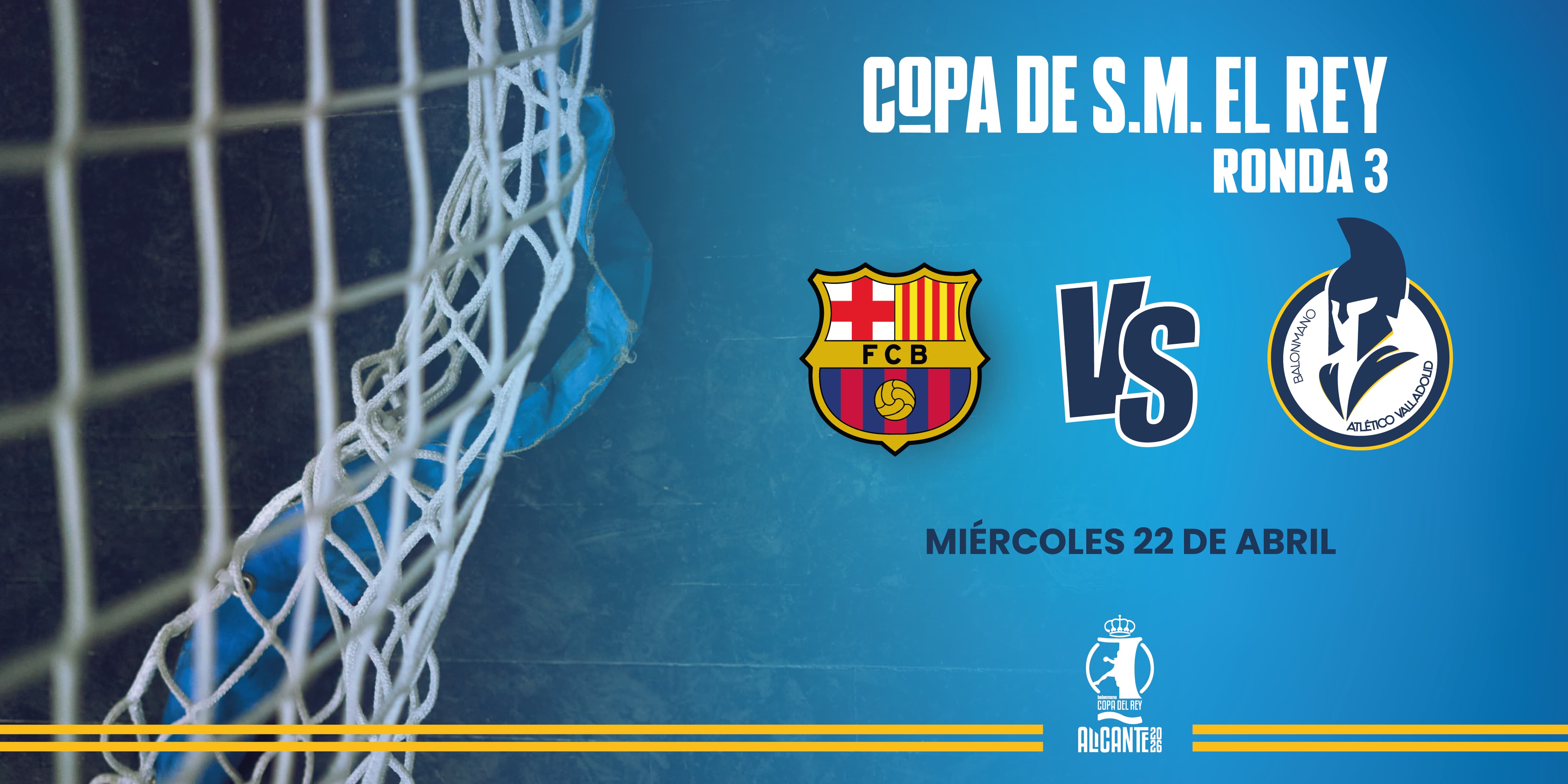 El Recoletas disputará la tercera eliminatoria de la Copa del Rey en pista del Barça Atletic