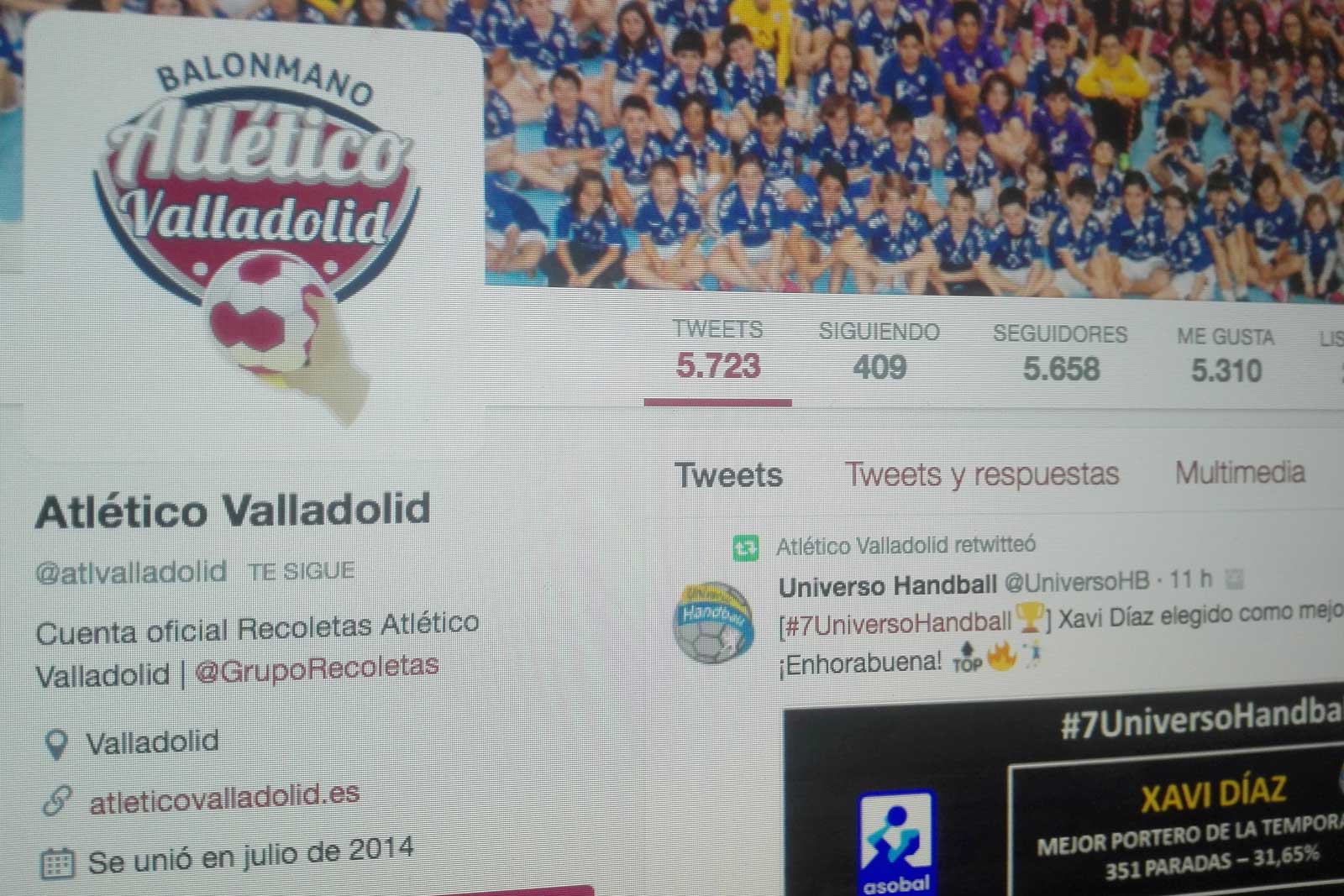 El Recoletas Atlético Valladolid aumenta un 24% su número de seguidores en redes sociales